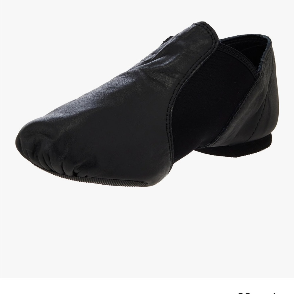 Capezio E Series Slip on Black Jazz Shoes